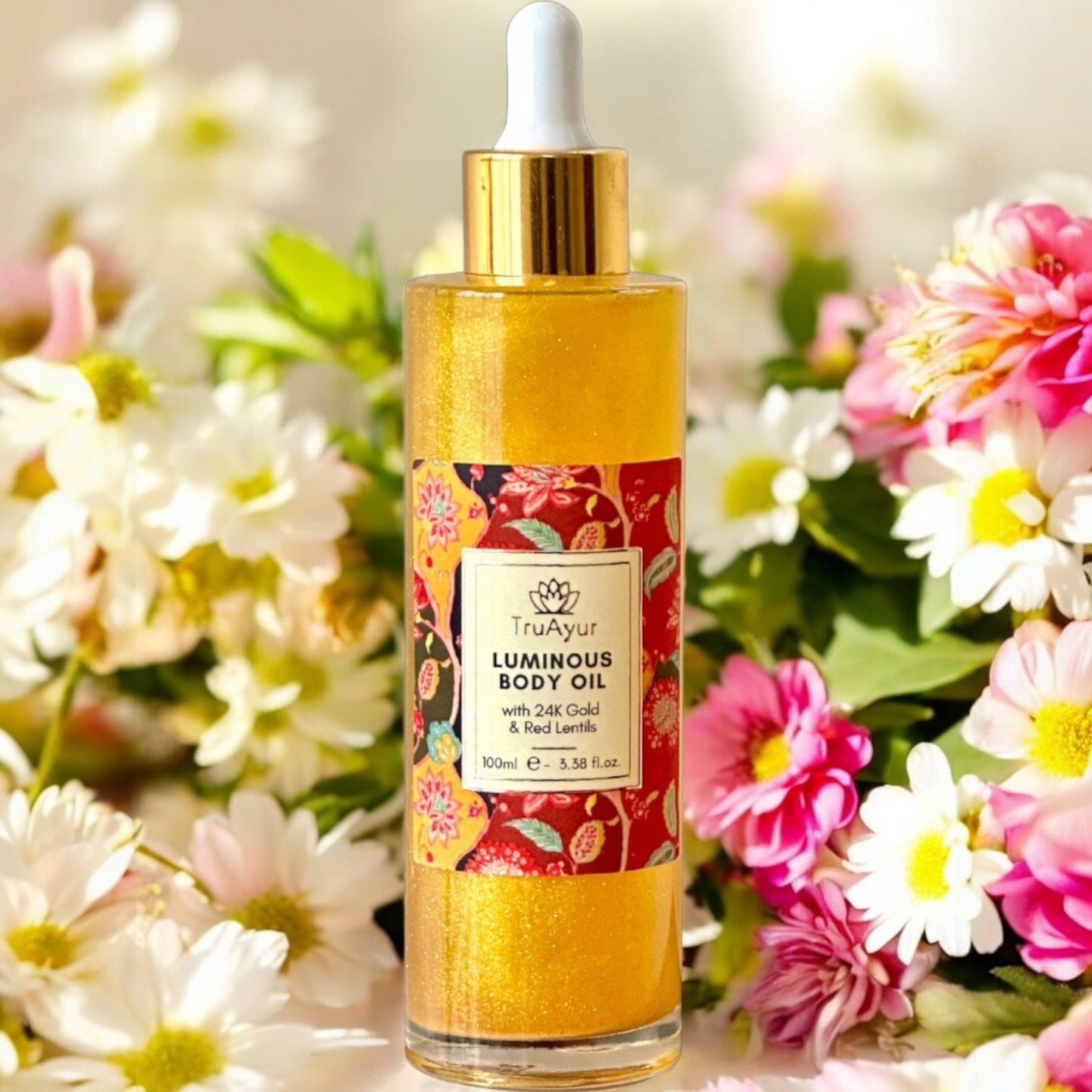 16 Kruiden Verrijkte Lichaamsolie voor Een Droge en Verouderde Huid