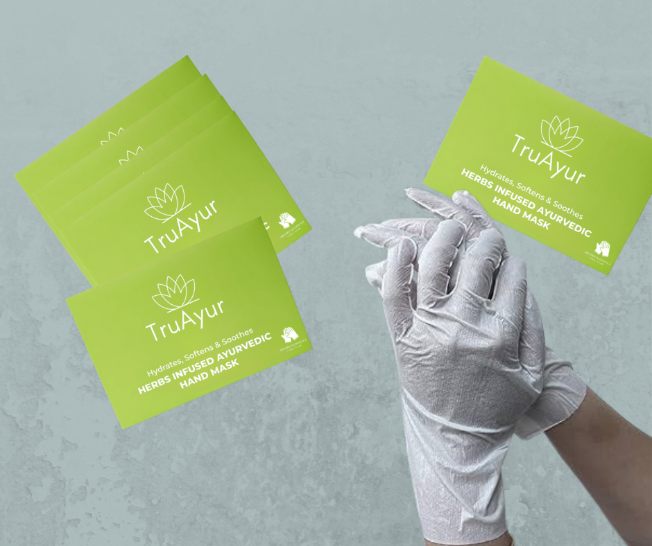 Ayurvedische kruidenhandmasker (verpakking van 2)