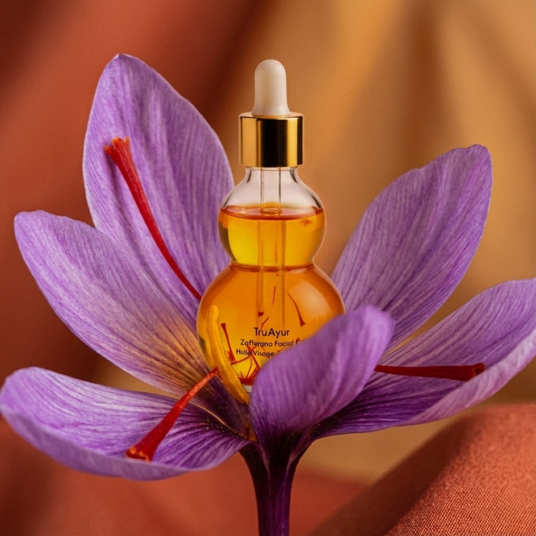 Zafferano Gezichtsolie met pure saffraanstrengen voor een stralende, gladde en verjongde huid
