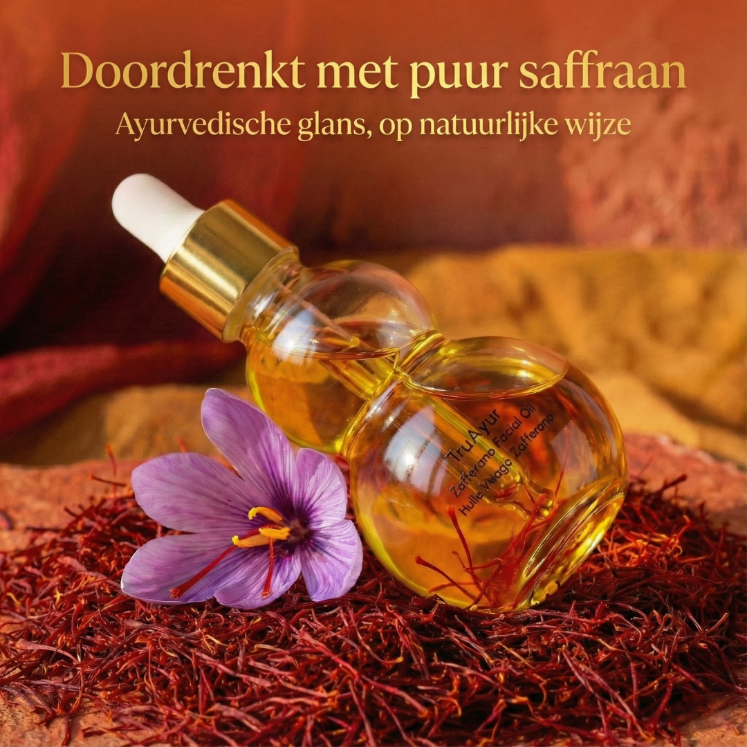 Zafferano Gezichtsolie met pure saffraanstrengen voor een stralende, gladde en verjongde huid