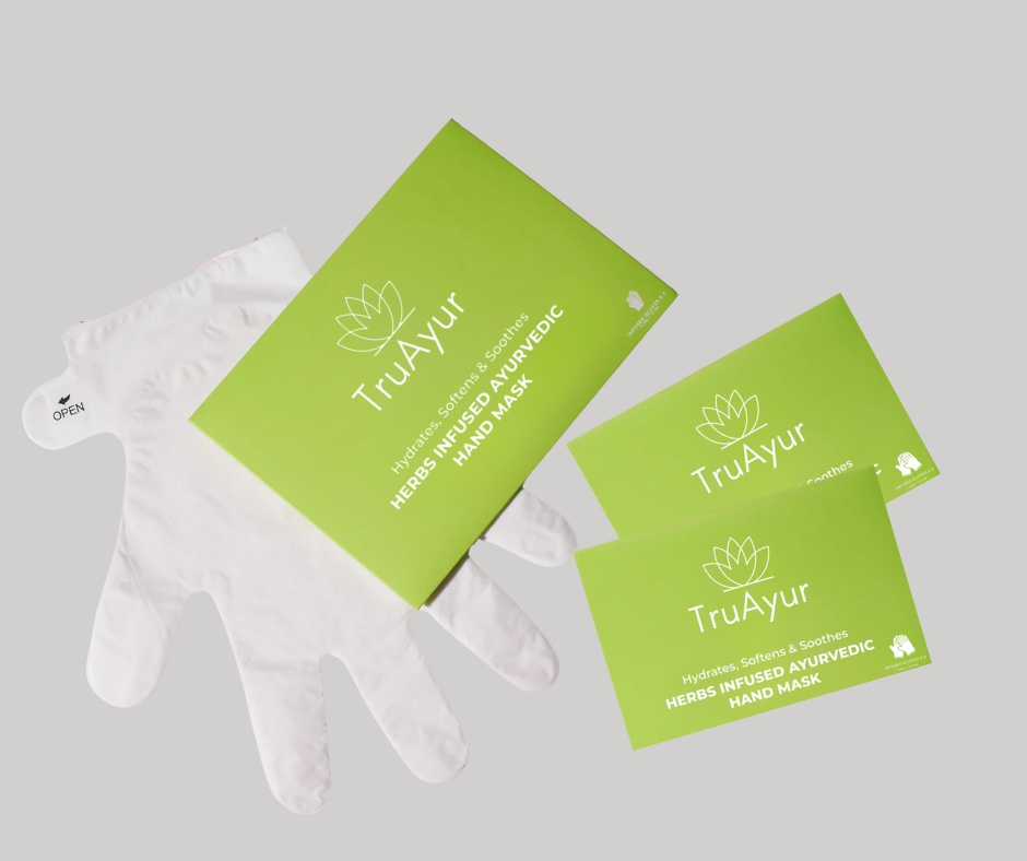 Ayurvedische kruidenhandmasker (verpakking van 2)