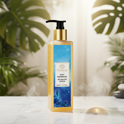Zijdezachte douchegel