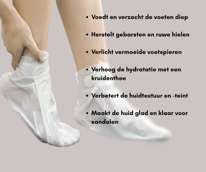 Ayurvedische voetmasker met kruiden (verpakking van 2)