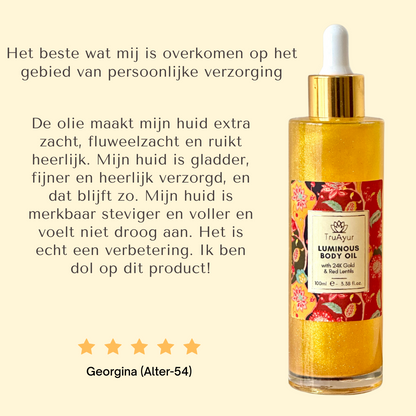 16 Kruiden Verrijkte Lichaamsolie voor Een Droge en Verouderde Huid