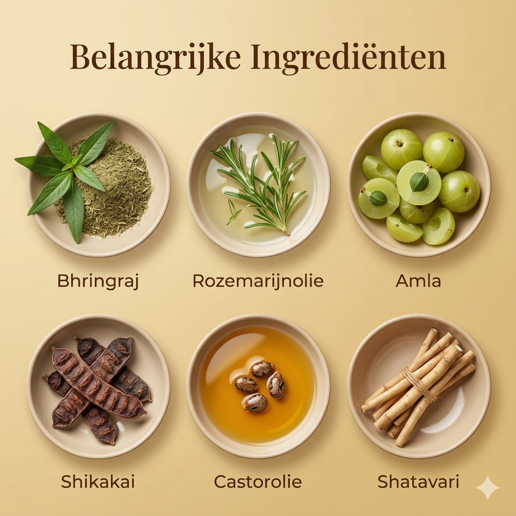 29 Kruiden Ayurvedische Haudemassageolie om stress te verlichten, haar te revitaliseren en ontspanning te bevorderen