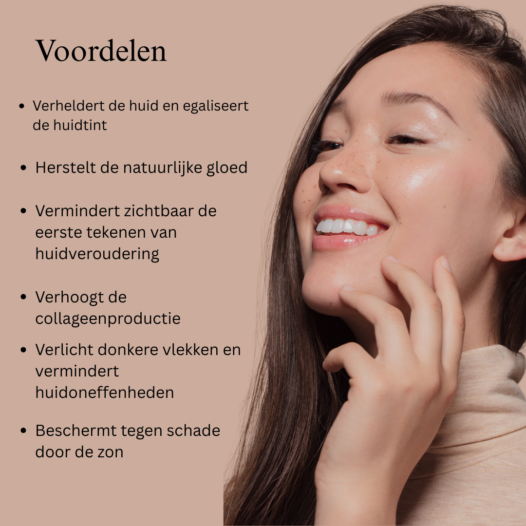 24K Goud Verhelderende Ayurvedische Dagcrème met Gotu Kola, Saffraan en Mulethi