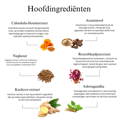 Ayurvedische gezichtsreiniger met Mulethi en Saffraan