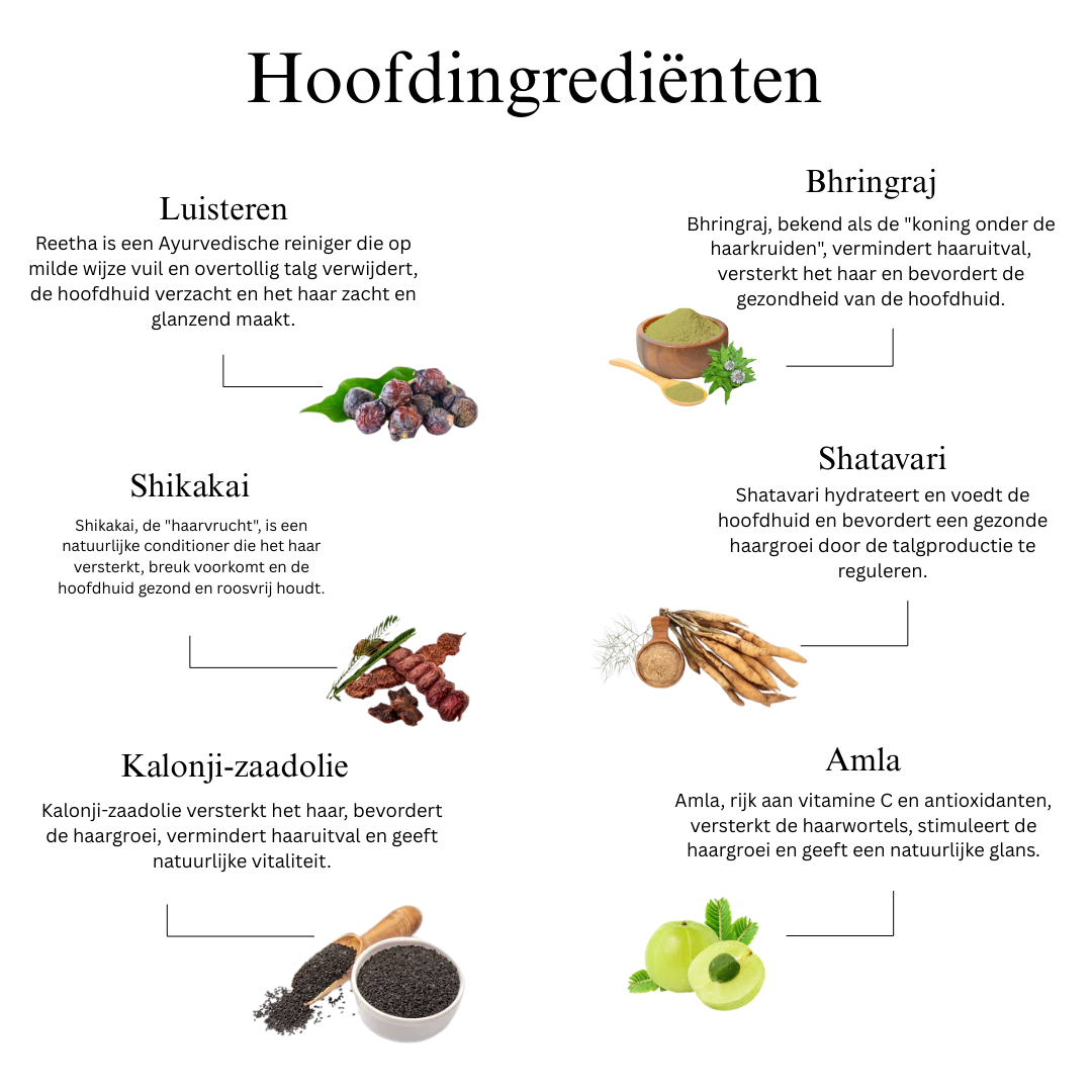 Ayurvedische haarreiniger met Bhringraj en Shikakai