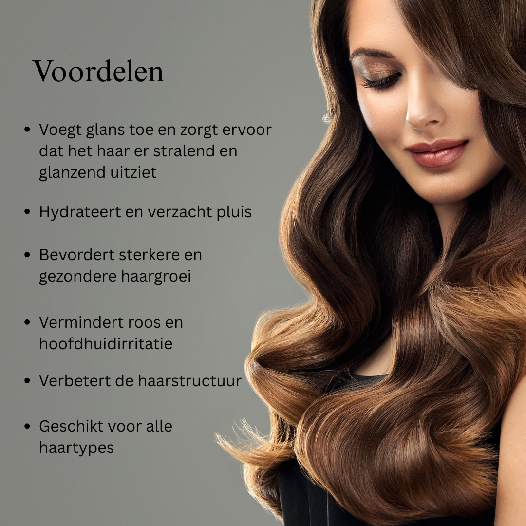 Ayurvedische haarserumolie met 11 kruiden voor sterker haar, getemde kroes en stralende glans