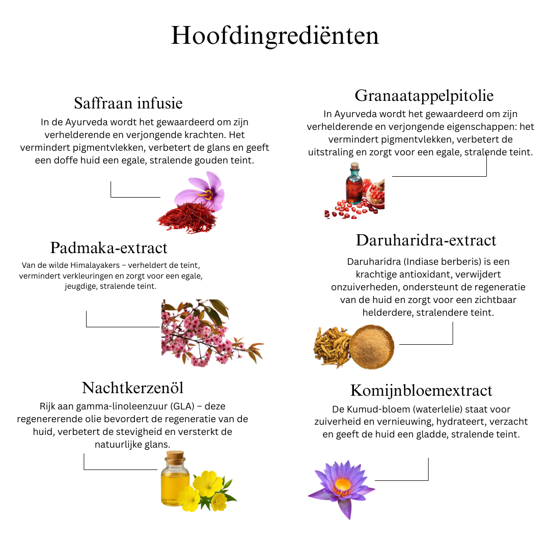 Zafferano Gezichtsolie met pure saffraanstrengen voor een stralende, gladde en verjongde huid