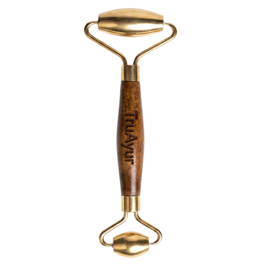 Kansa Face Roller: Oude Ayurvedische Marma-massagegereedschap voor een jeugdige, evenwichtige huid
