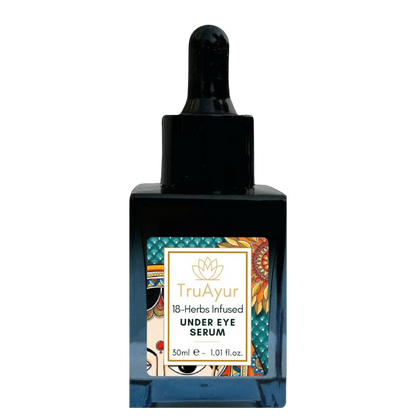 18-Kruiden Verrijkt Onder-Oog Revival Serum met Zoethoutwortel & Peptiden voor Helderdere, Stevigere Onderogen