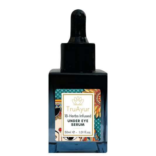 18-Kruiden Verrijkt Onder-Oog Revival Serum met Zoethoutwortel & Peptiden voor Helderdere, Stevigere Onderogen