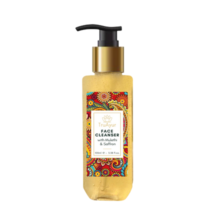 Ayurvedische gezichtsreiniger met Mulethi en Saffraan