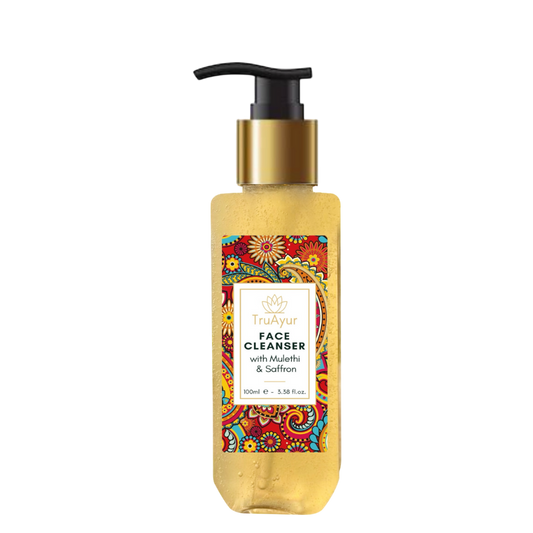 Ayurvedische gezichtsreiniger met Mulethi en Saffraan