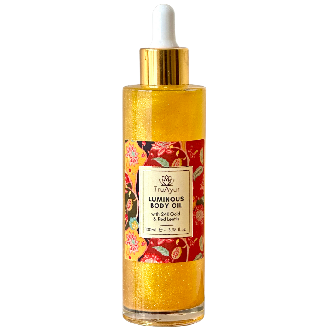 16 Kruiden Verrijkte Lichaamsolie voor Een Droge en Verouderde Huid