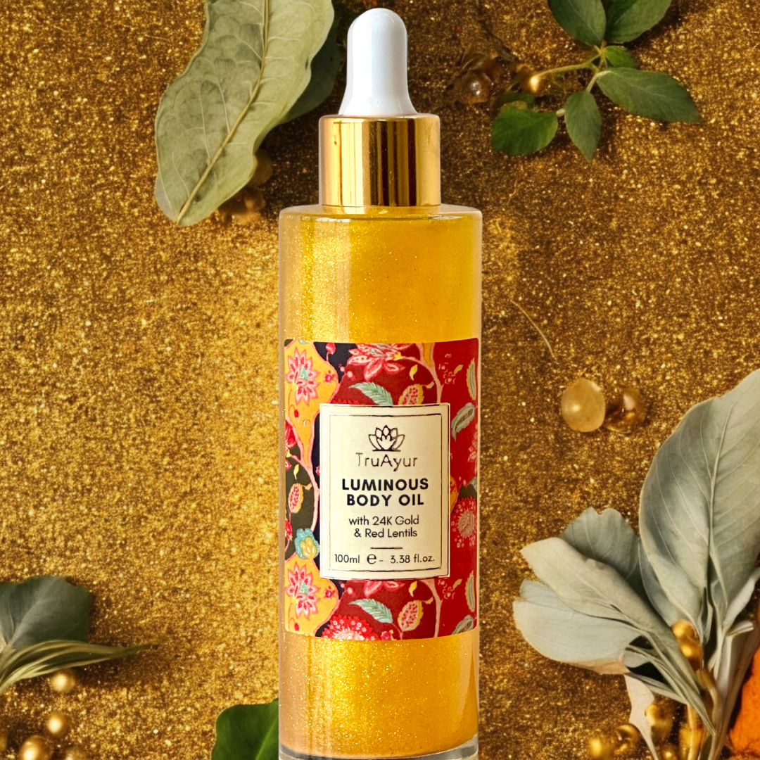 16 Kruiden Verrijkte Lichaamsolie voor Een Droge en Verouderde Huid