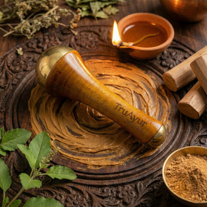 Kansa-staaf voor gezichts- en lichaamsmassage