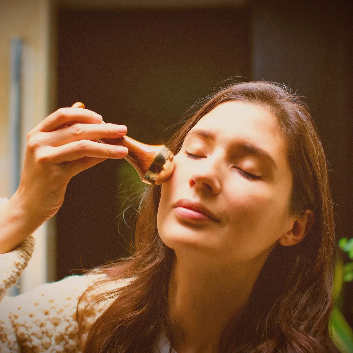 Kansa-staaf voor gezichts- en lichaamsmassage