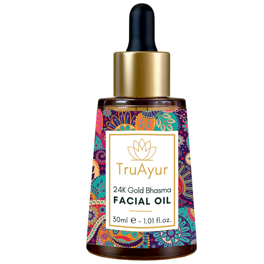 24K Gouden Ayurvedische Glow-Versterkende Anti-Pigmentatie Gezichtsolie